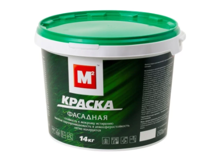 Фарба фасадна M2, біла, 7 кг